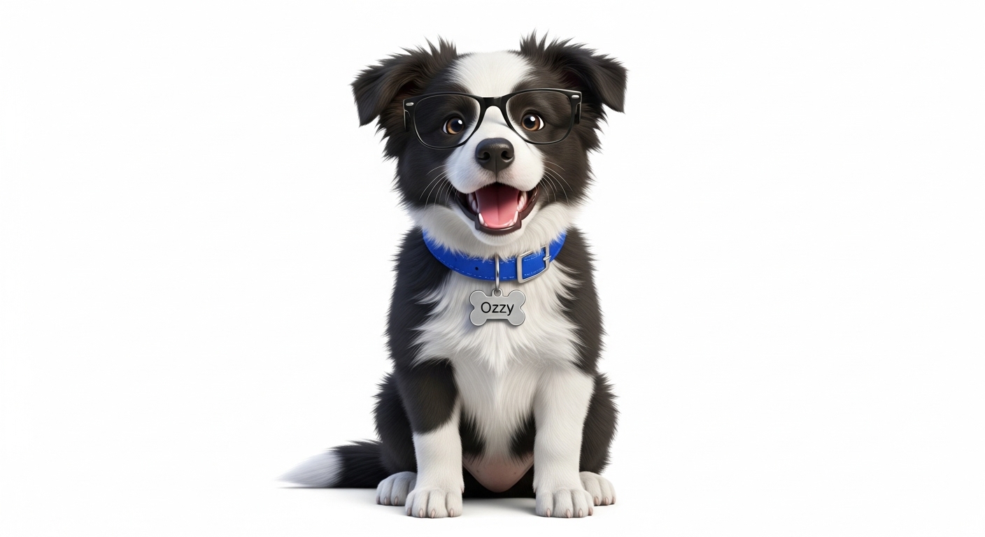 Ozzy - Border Collie AI Assistant for Executive Assistant professionals